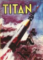 Scan de la couverture Titan du Dessinateur Pierre Dupuis